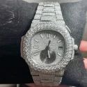 High Quality DEF Lab Grown Diamond Watch Colorless Diamond Hip Hop Style Diamond Watch