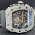 High Quality Fully Customized Iced Out Lab Grown Diamond Watch for Men Hip Hop Diamond Jewelry