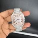 High Quality Hip Hop Customized Iced out Lab Grown Diamond Watch for Men VVS Diamond Watch