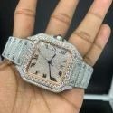 High Quality Hip Hop Customized Iced out Lab Grown Diamond Watch for Men VVS Diamond Watch
