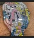 Premium Hip Hop Customized Iced out Lab Grown Diamond Watch for Men VVS Diamond Watch Gift