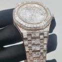 Top Quality Customized Iced Out Lab Grown Watch Stainless Steel Best Quality Diamond Watch