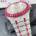 Top Quality Diamond Lab Grown Watch on Factory Price DEF Lab Grown Diamond Iced Out Watch