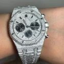 Top Quality Fully Customized Iced Out Diamond Lab Grown Watch for Men Hip Hop Diamond Jewelry