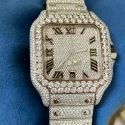 Good Quality Hip Hop Customized Iced out Lab Grown Diamond Watch for Men VVS Diamond Watch Gift