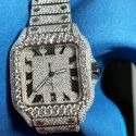 Good Quality Hip Hop Customized Iced out Lab Grown Diamond Watch for Men VVS Diamond Watch Gift