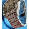 Good Quality Hip Hop Customized Iced out Lab Grown Diamond Watch for Men VVS Diamond Watch Gift