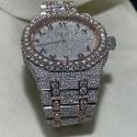 Top Quality Lab Grown Diamond Watch on Factory Price DEF Lab Grown Diamond Iced Out Watch