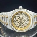 Best Quality Fully Customized Iced Out Diamond Lab Grown Watch for Men Hip Hop Diamond Jewelry