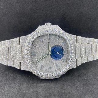 Top Quality Diamond Lab Grown Watch on Factory Price DEF Lab Grown Diamond Iced Out Watch