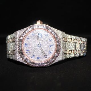 Trending Iced out Lab Grown Watch colorless Diamond watch for men Best Quality Wholesale Price