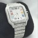 Trending VVS Lab Grown Diamond Studded Iced Out Diamond Watch for Men Best Fashion Jewelry