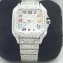 Trending VVS Lab Grown Diamond Studded Iced Out Diamond Watch for Men Best Fashion Jewelry