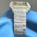 Trending VVS Lab Grown Diamond Studded Iced Out Diamond Watch for Men Best Fashion Jewelry Gift
