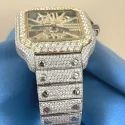 Trending VVS Lab Grown Diamond Studded Iced Out Diamond Watch for Men Best Fashion Jewelry Gift