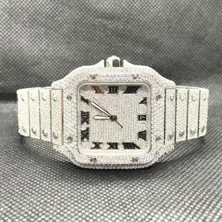 Trending VVS Lab Grown Diamond Studded Iced Out Diamond Watch for Men Best Fashion Jewelry