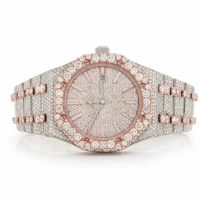Best Quality Iced Out Lab Grown Watch for Men VVS Diamonds Best Fashion Jewelry Gift