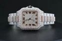 High Quality Custom Watch for Men Iced out Lab Grown Diamond Studded Watch Hip Hop Diamond Jewelry