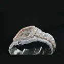 High Quality Custom Watch for Men Iced out Lab Grown Diamond Studded Watch Hip Hop Diamond Jewelry