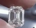 Colorless Emerald Moissanite Stone