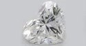 DEF VVS Heart Moissanite Diamond