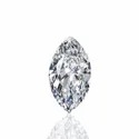 White Marquise Cut Moissanite Stone