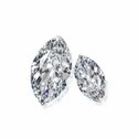 White Marquise Cut Moissanite Stone