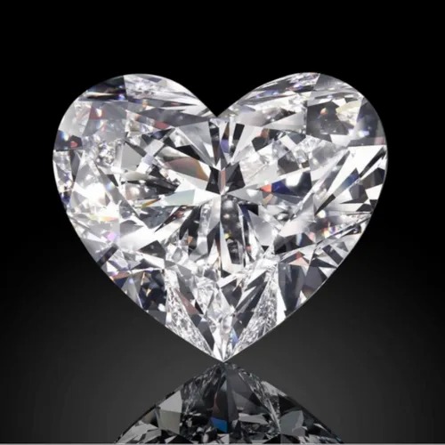 Heart Cut Def Moissanite Diamond
