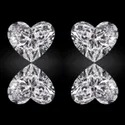 Heart Cut Def Moissanite Diamond