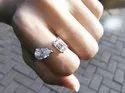 DEF Cushion Moissanite Ring