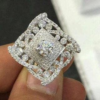 Diamond Ring And Box