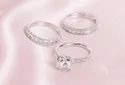 Fancy Cut Moissanite Bands