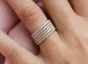 Fancy Cut Moissanite Bands