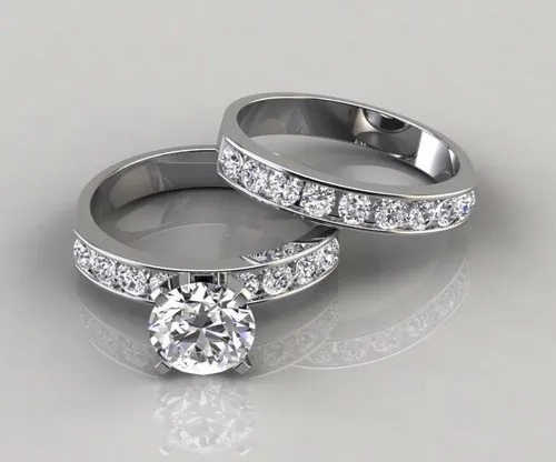 Heart Moissanite Ring