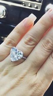 Heart Cut Moissanite Ring