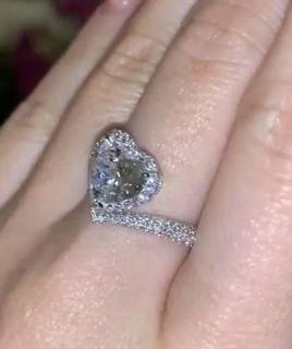 Heart Cut Moissanite Ring Shape
