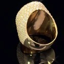Custom Design Available Hip Hop 925 Silver Rings Iced Out Jewelry Men Moissanite Rings