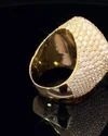 Custom Design Available Hip Hop 925 Silver Rings Iced Out Jewelry Men Moissanite Rings