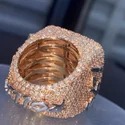 Iced Out Pass Diamond Tester Jewelry Men 925 Sterling Silver Vvs Moissanite Hip Hop Diamond Ring