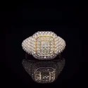 Iced Out Pass Diamond Tester Jewelry Men 925 Sterling Silver Vvs Moissanite Hip Hop Diamond Ring