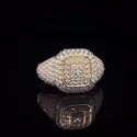 Iced Out Pass Diamond Tester Jewelry Men 925 Sterling Silver Vvs Moissanite Hip Hop Diamond Ring