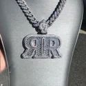 Iced Out Hip hop Custom Pendant with chain