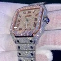 Best Quality Fully Customized Iced Out Diamond Moissanite Watch for Men Hip Hop Diamond