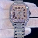 Best Quality Fully Customized Iced Out Diamond Moissanite Watch for Men Hip Hop Diamond