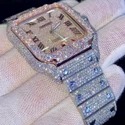 Best Quality Fully Customized Iced Out Diamond Moissanite Watch for Men Hip Hop Diamond