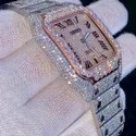 Best Quality Fully Customized Iced Out Diamond Moissanite Watch for Men Hip Hop Diamond