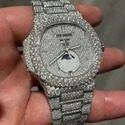 Best Quality Fully Customized Iced Out Diamond Moissanite Watch for Men Hip Hop Diamond Jewelry