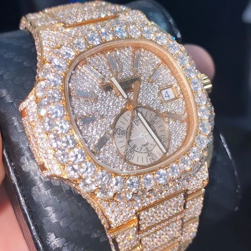 Best Quality Fully Customized Iced Out Diamond Moissanite Watch for Men Hip Hop Diamond Jewelry