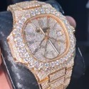 Best Quality Fully Customized Iced Out Diamond Moissanite Watch for Men Hip Hop Diamond Jewelry