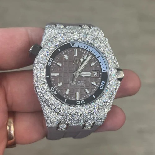 Best Quality VVS Moissanite Diamond Watch Fashion Jewelry Iced Out Diamond Watch